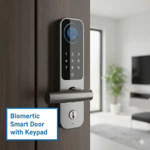 Biometric Smart Door Lock with Keypad